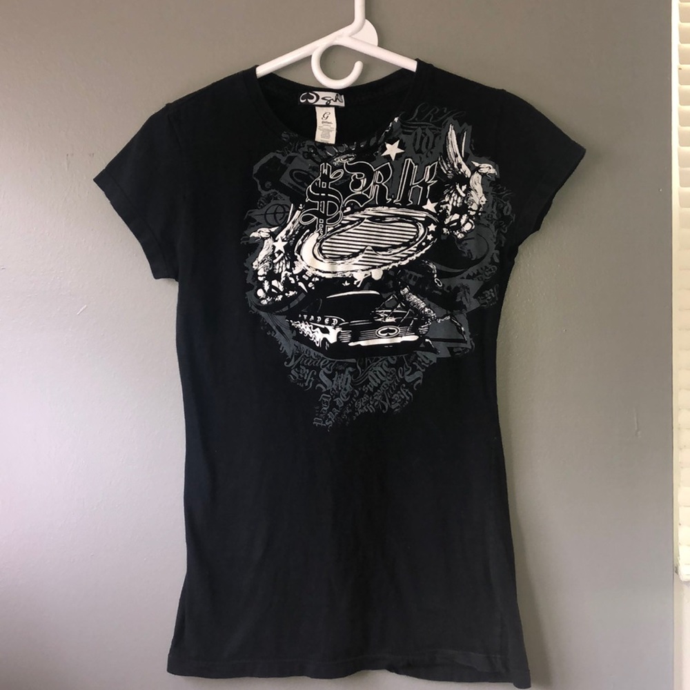 $RK black standard tee